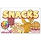 Signmission Snacks Banner Concession Stand Food Truck Single Sided B-120 Snacks19 - alternate 1
